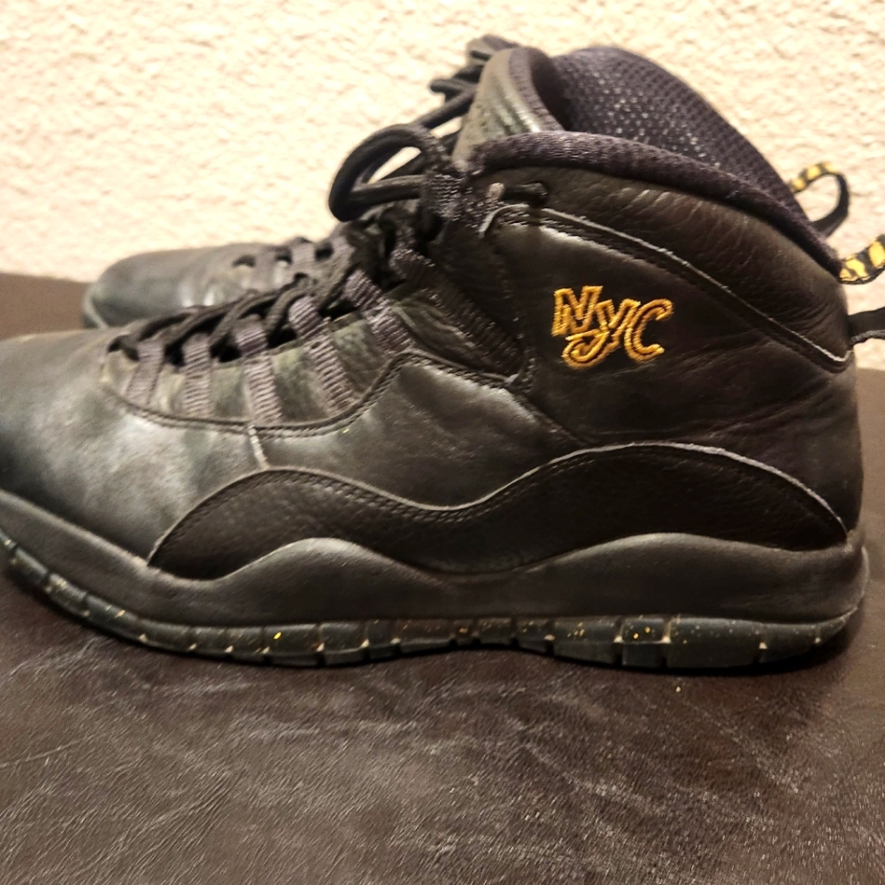 Jordan 10 NYC size 12 Black